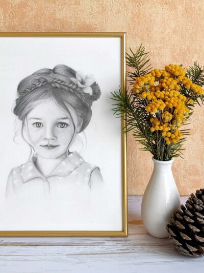 Portrait personnalisé détaillé